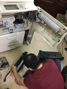 Máy không lên nguồn khi cần sửa chữa máy photocopy ricoh tại Quận Đống Đa