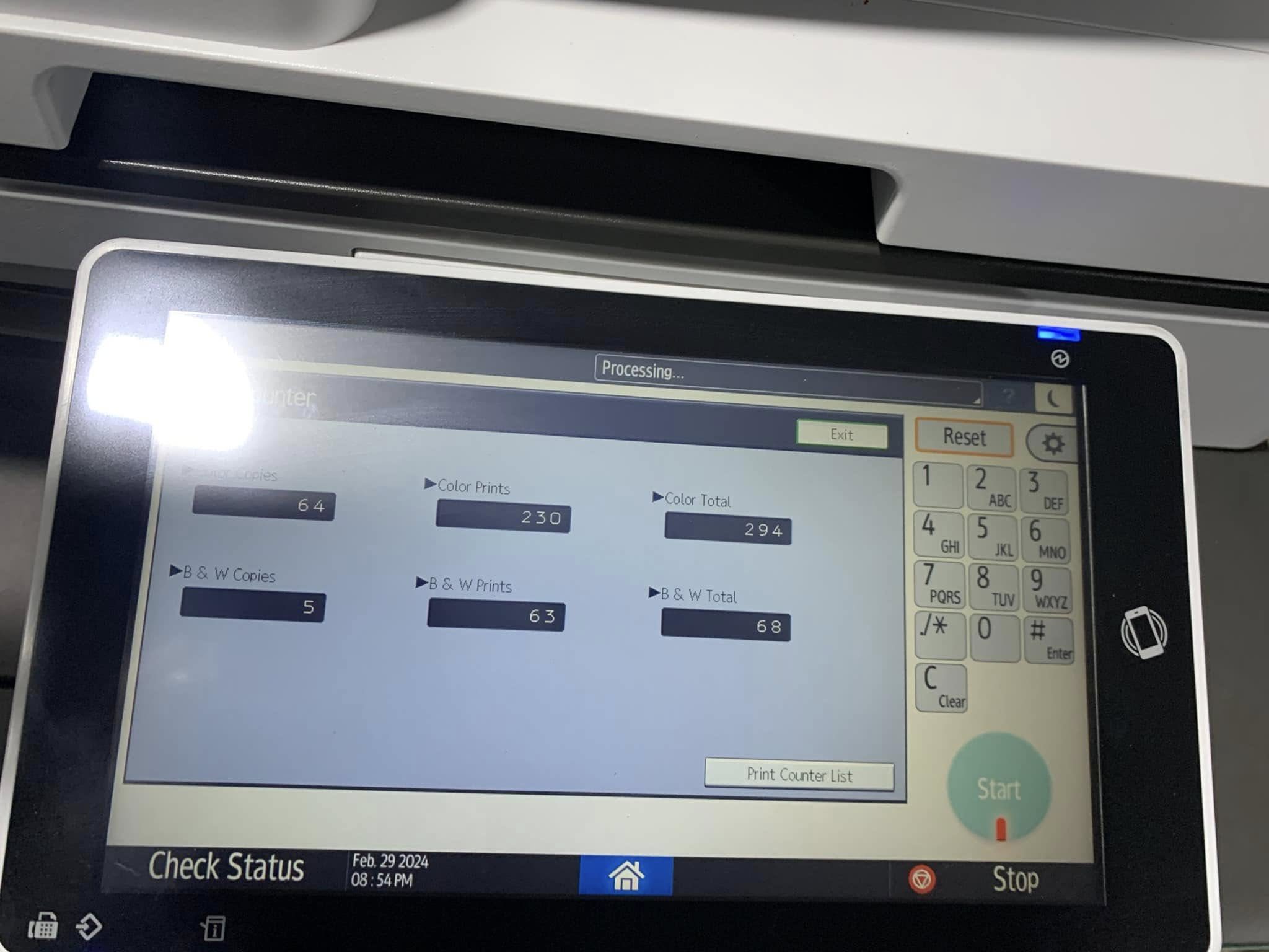 Các sự cố phổ biến ở máy photocopy Ricoh